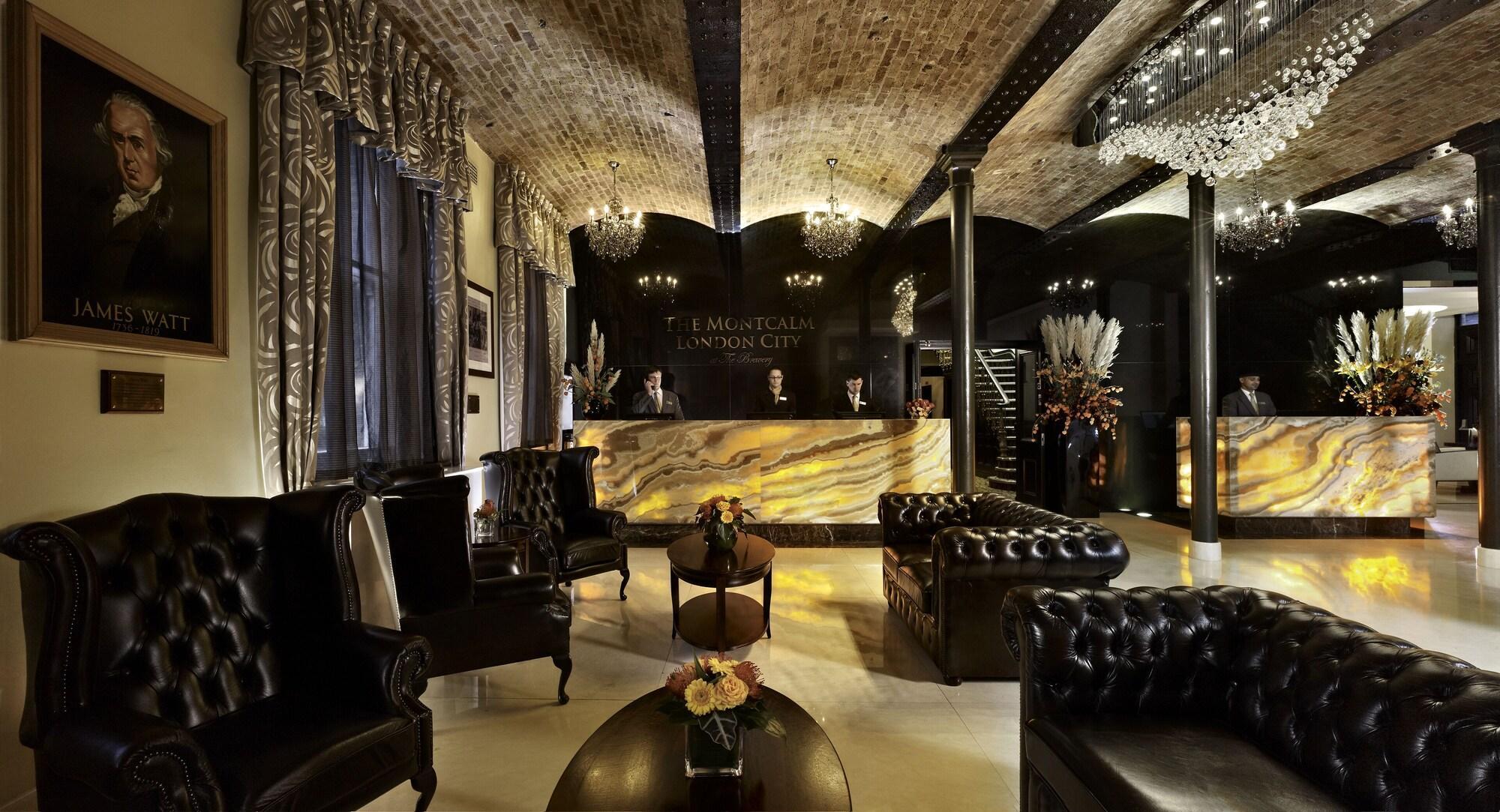 Montcalm Brewery, London City Bagian luar foto The Hotel's lobby