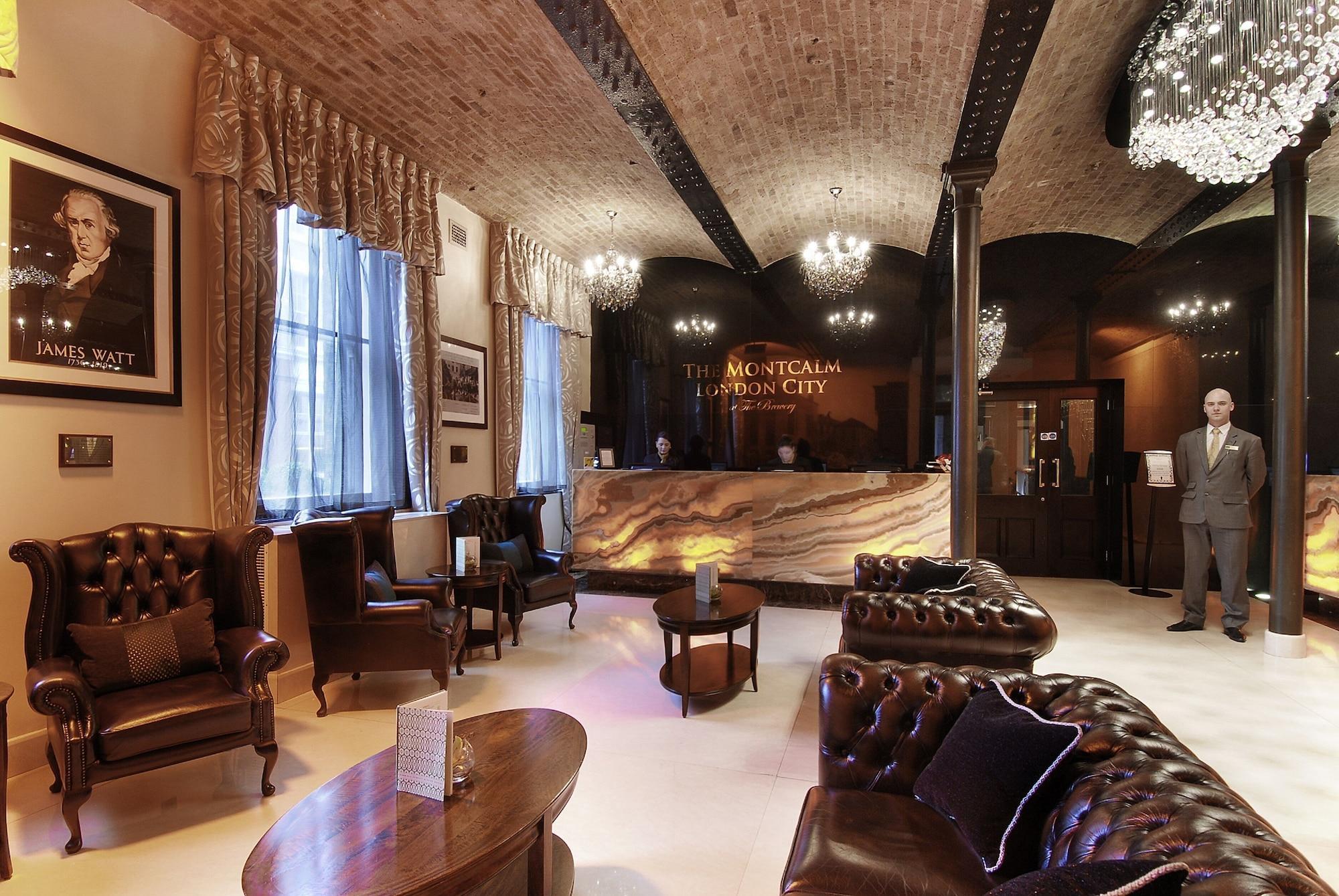 Montcalm Brewery, London City Bagian luar foto The hotel's lobby